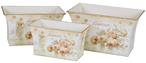 SET 3 VASCHETTA RETT.LATTA ROMANCE ASS.1XMISURA