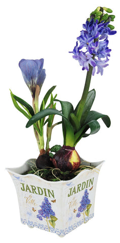 VASO LATTA C/FIORI