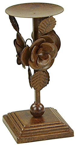 CANDELIERE ALTO DECORO ROSE PICCOLO