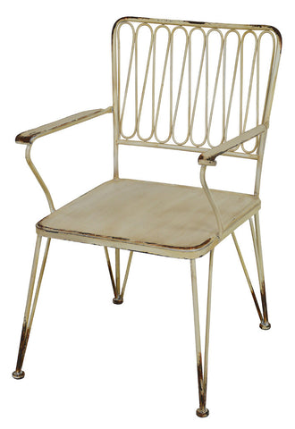POLTRONCINA FERRO BIANCO