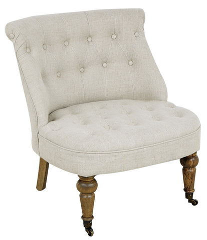 BABY CHAIR TESSUTO LINO SABBIA